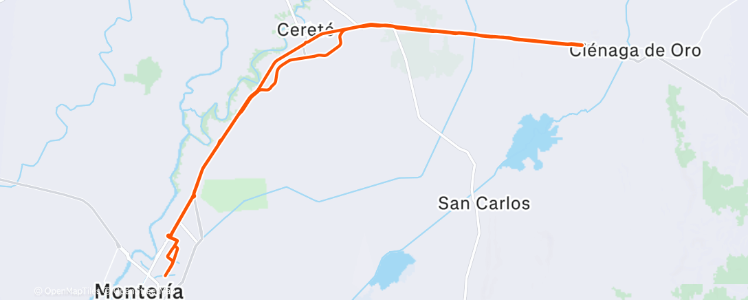 Map of the activity, 2025-12-10Ride