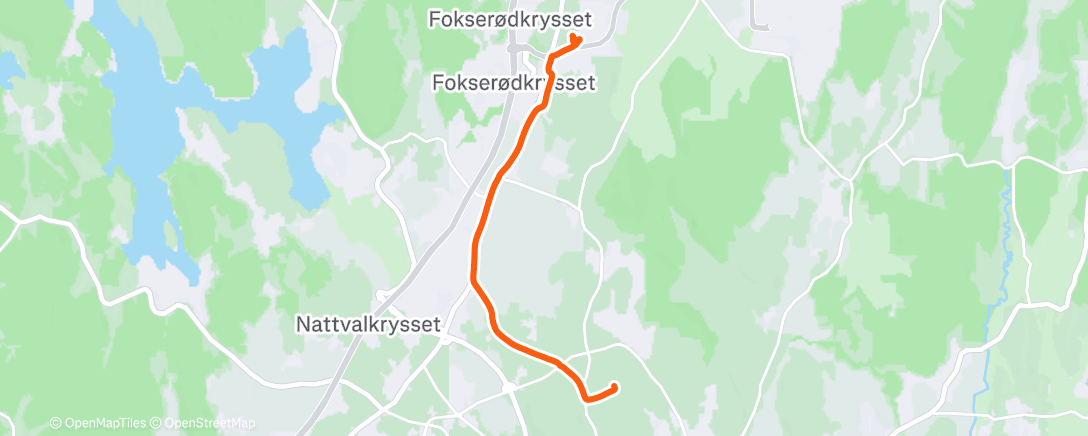 Map of the activity, Morning Ride