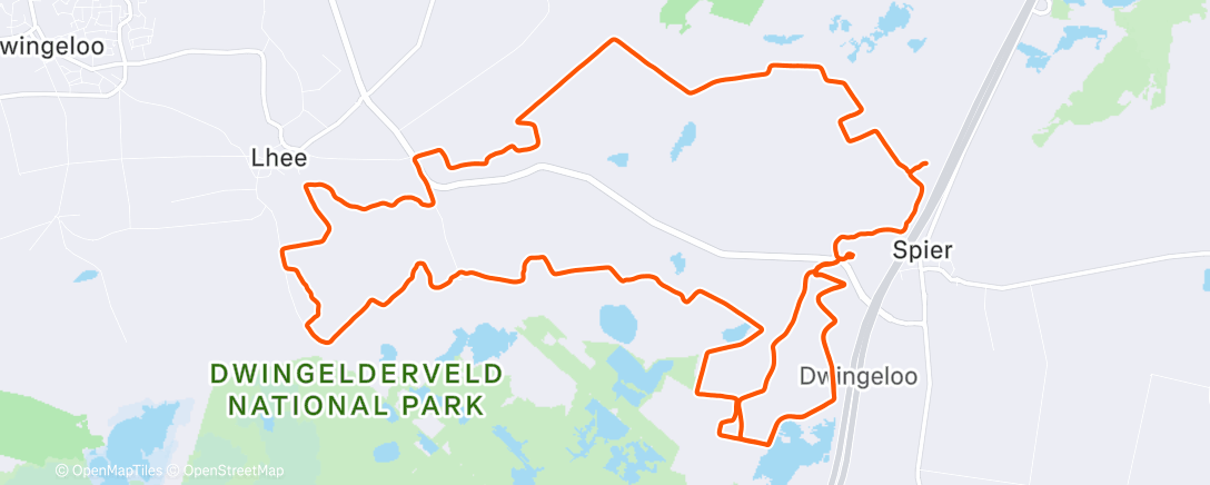 Map of the activity, Cold day 🥶 in Drenthe