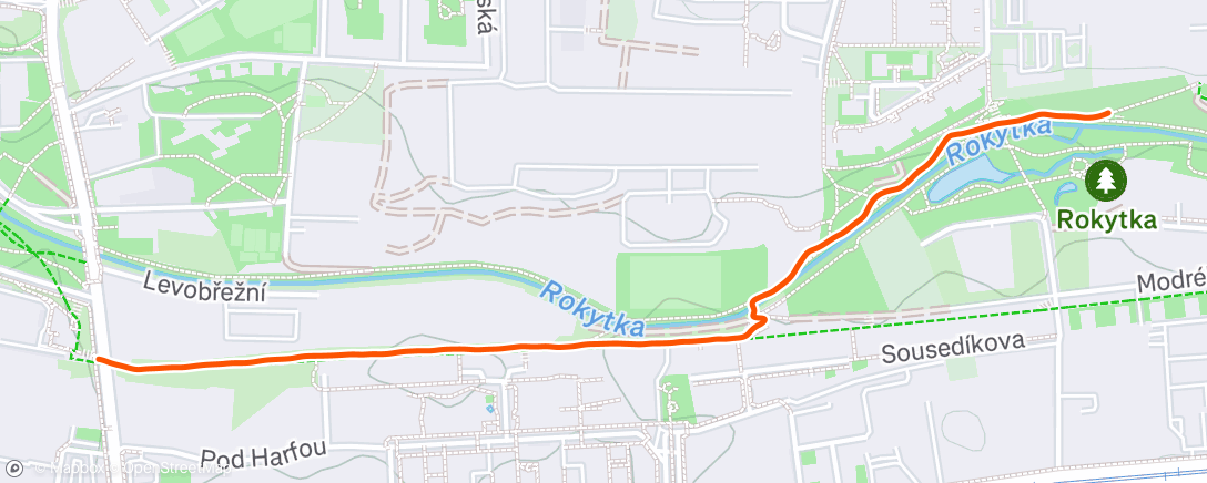 Map of the activity, Ze školky