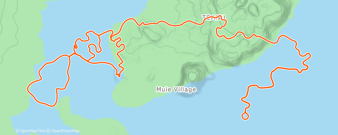 Map of the activity, Rolig