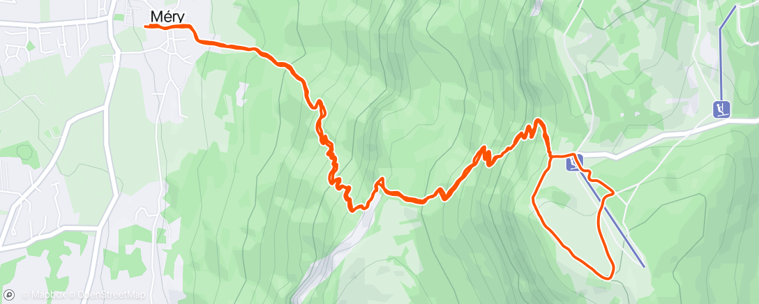 Map of the activity, KV Mery-Le Sire ⛰️ Bonne grimpette suivie d'une descente pas si pire