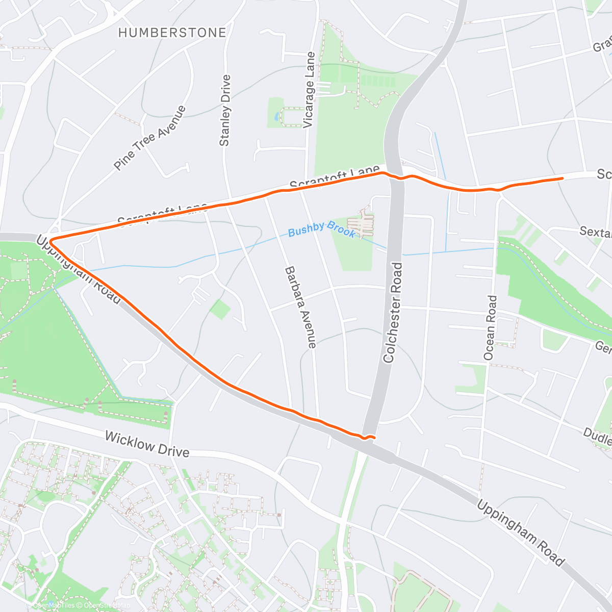 Map of the activity, LDN MARA - W2R2 - Tempo Two Times.