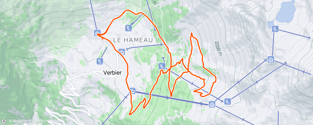 Map of the activity, Rest day bike park to coffee and lunch 😴❤️
