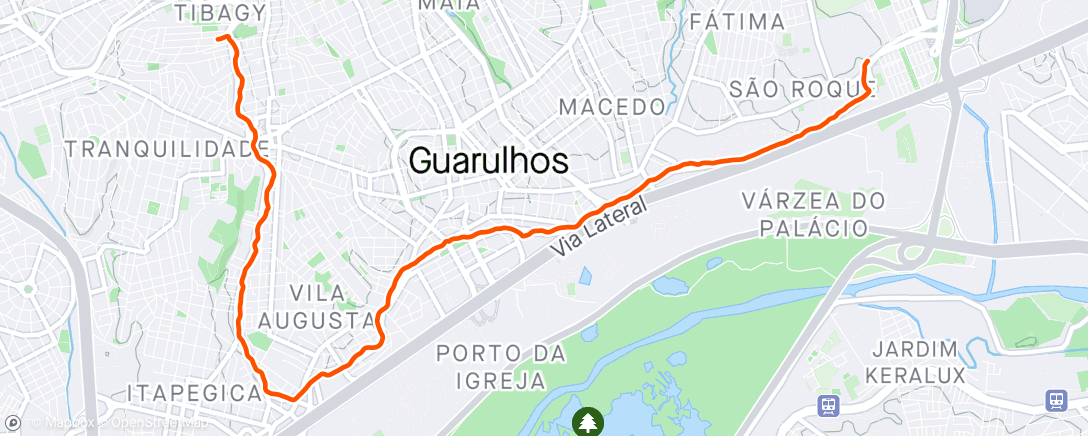 Map of the activity, GIRO DE SÁBADO!!!