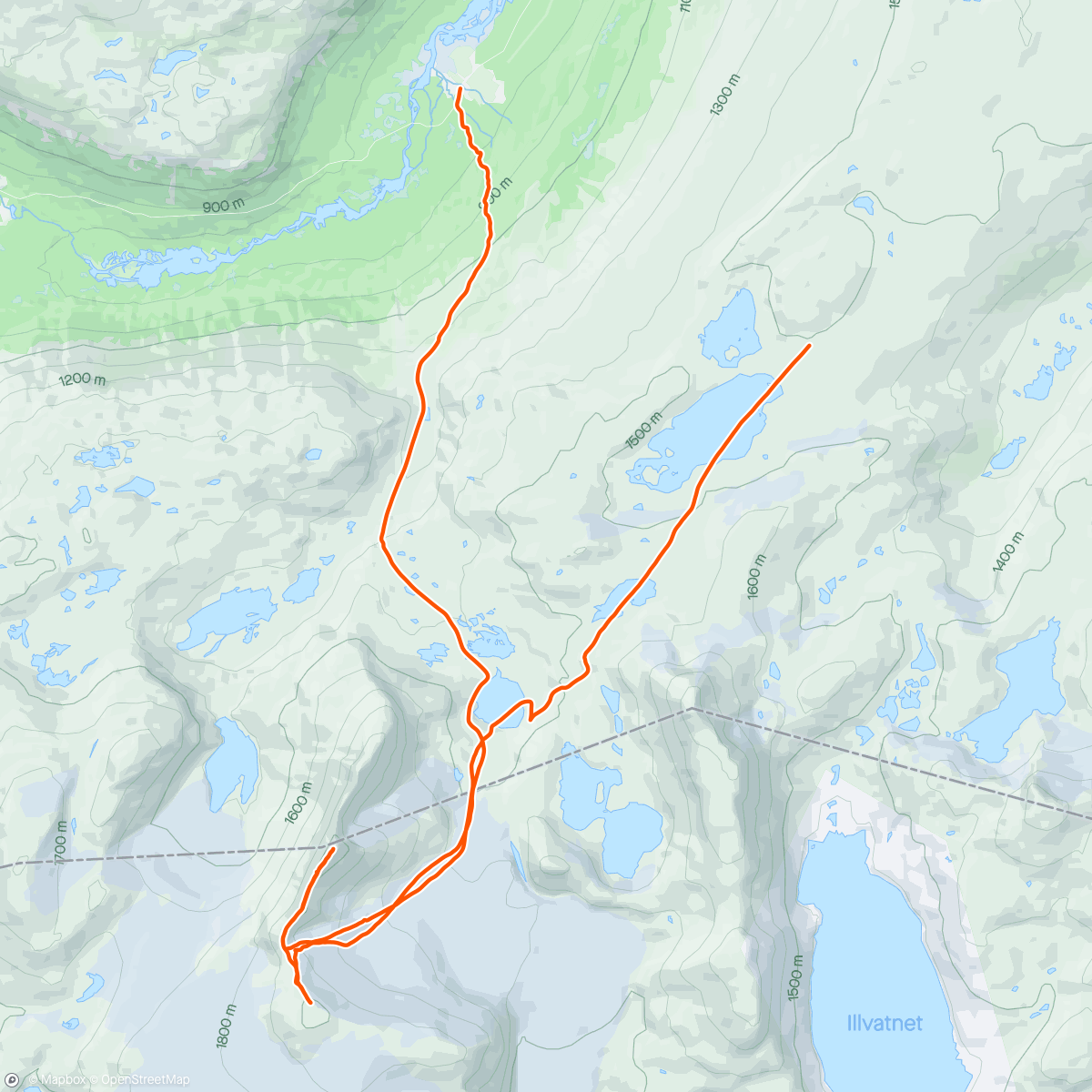 「Tverrådalskyrkja mm」活動的地圖