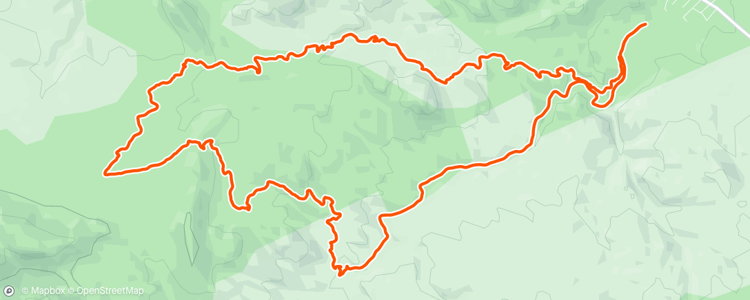 Map of the activity, Buffalo Creek with my bestest