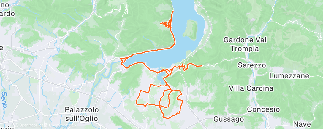 Mapa de la actividad (Endurance + crioterapia 🥶)