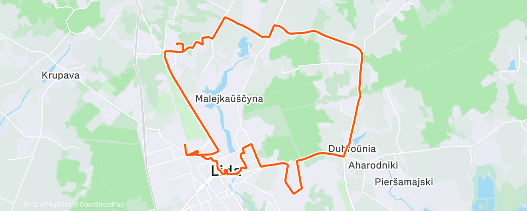 Map of the activity, Мокра!