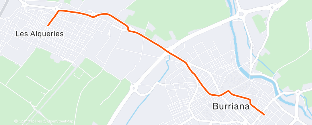 Карта физической активности (Carrera de tarde)