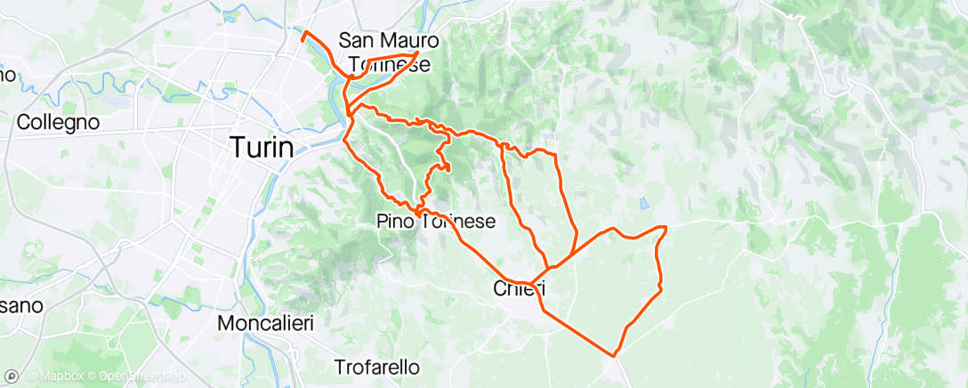 Map of the activity, Giro coming up 🇮🇹