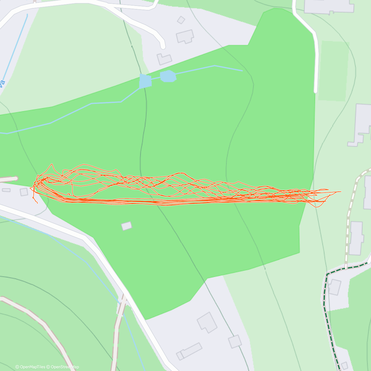 Map of the activity, Morning Alpine Ski