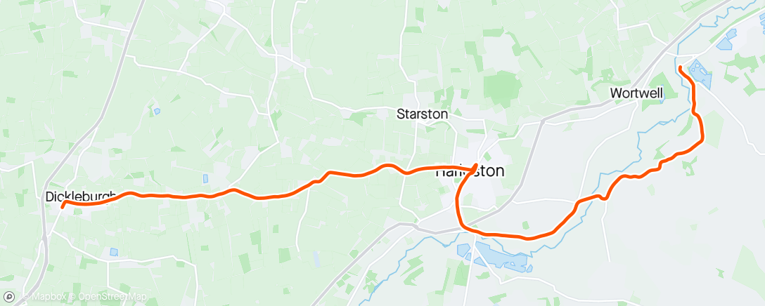 Kaart van de activiteit “Harleston And The Waveney Valley”