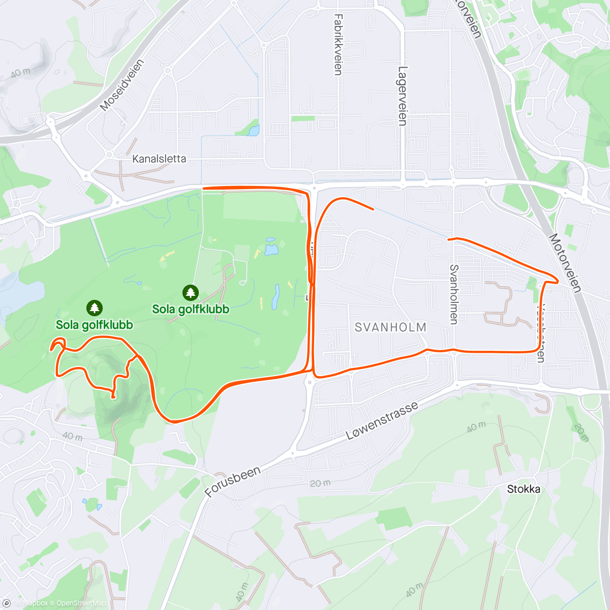 Map of the activity, Morgentur