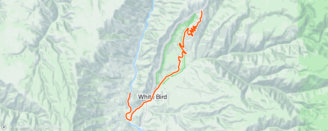 Mapa da atividade, FulGaz - White Bird Grade