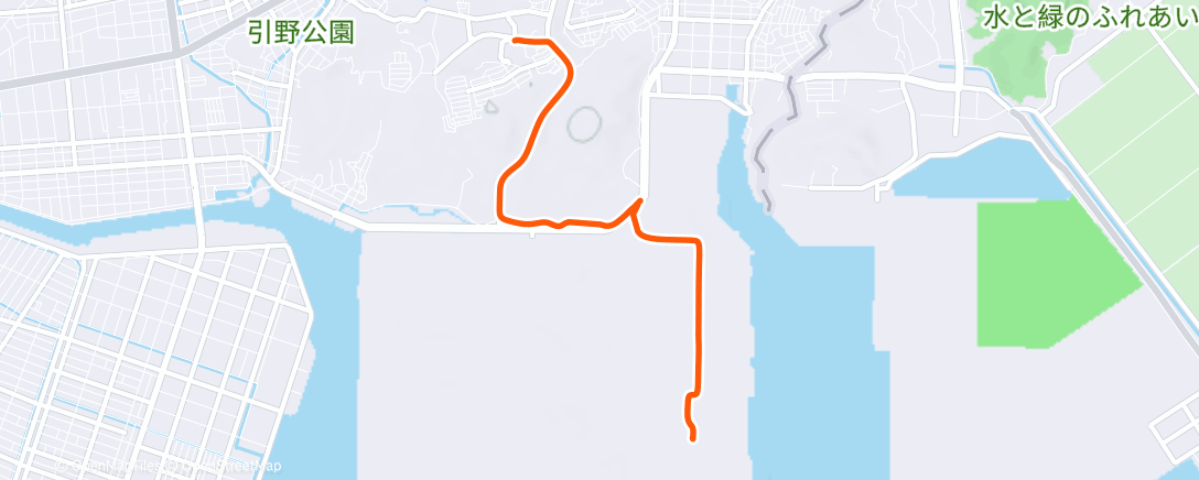 Map of the activity, 朝のライド