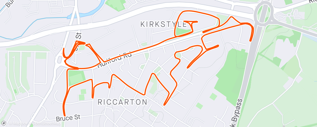 Map of the activity, Friday Run 🏃🏻‍♂️🤪😵‍💫🥶