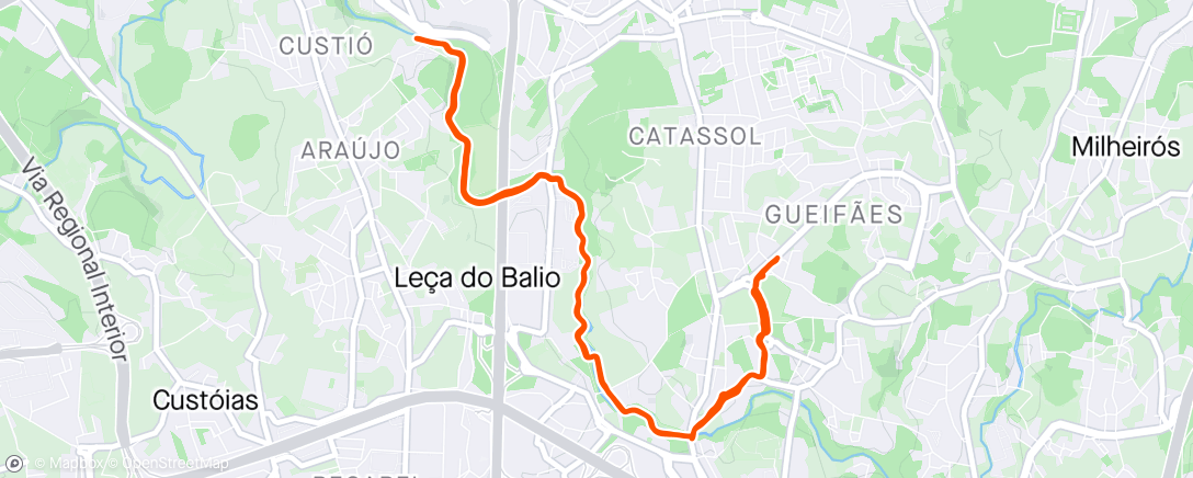 Map of the activity, Maia / Leça do Balio