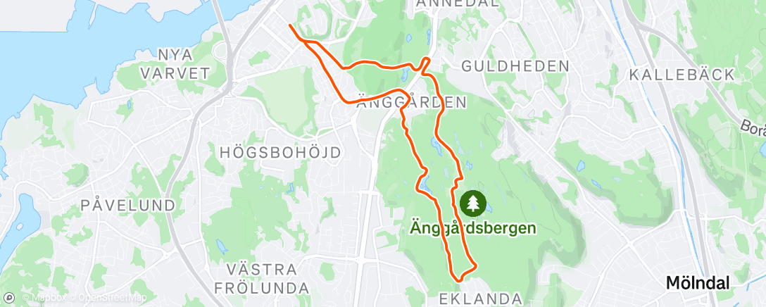 Map of the activity, Solskenslöp 🏃🏻🌞