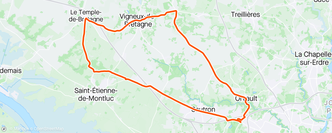 Map of the activity, Sortie Route avec Benoît et Ewen