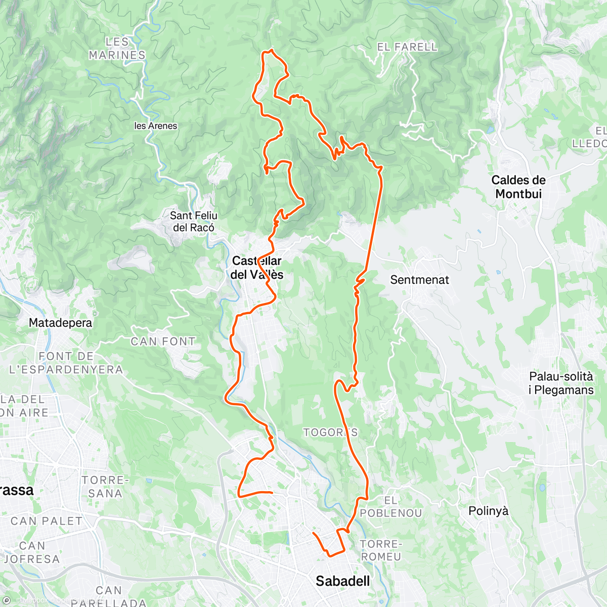 Map of the activity, Llum foc destruccio