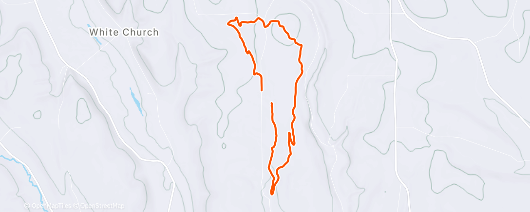 Map of the activity, Afternoon Ride