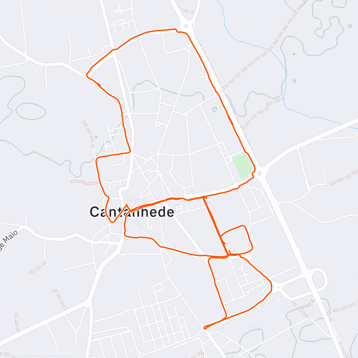 Карта физической активности (Convívio ASSSCC Ar Livre e Aventura)