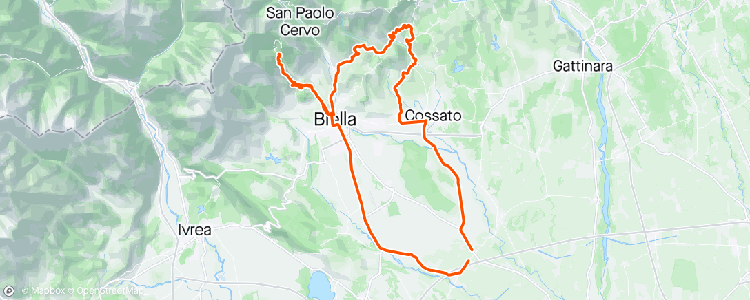 Map of the activity, Reco final étape 2 Giro d’Italia