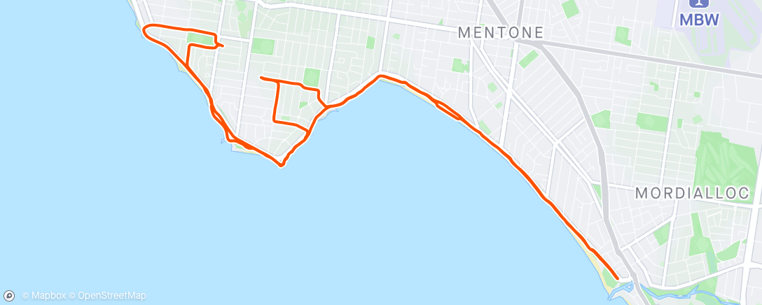 Map of the activity, First 5 with Bill and Leila and then dog jog
