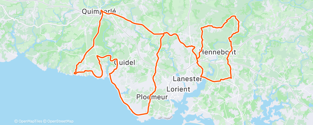 Map of the activity, Sprint x2 10-15-20-30 histoire de pas oublier ce que c’est d’avoir mal 😜