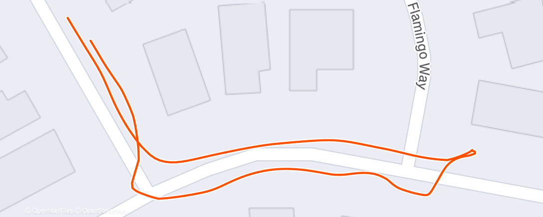 Map of the activity, Morning Walk