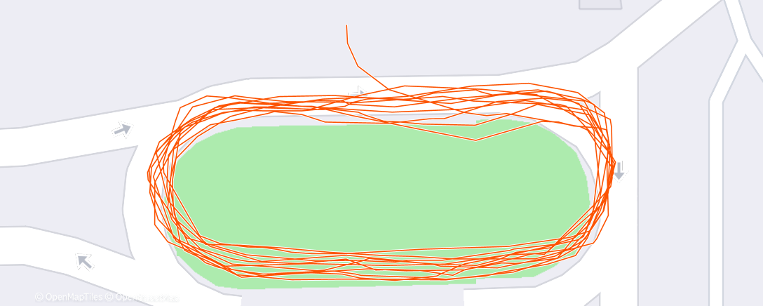 Map of the activity, Morning Walk