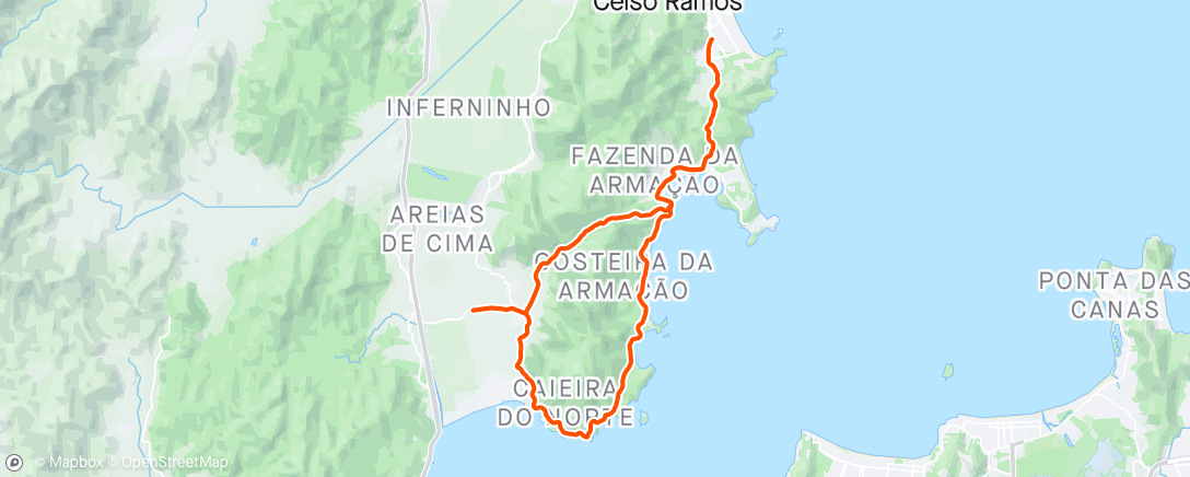 Mapa da atividade, Palmas