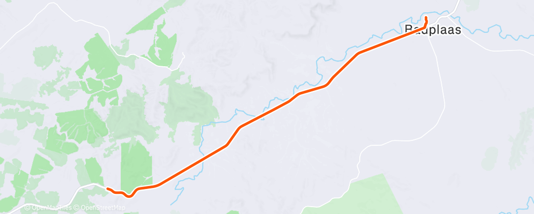 Map of the activity, Morning Gravel Ride