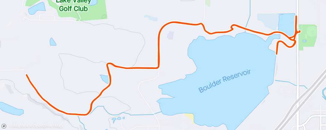 Map of the activity, A run with myself