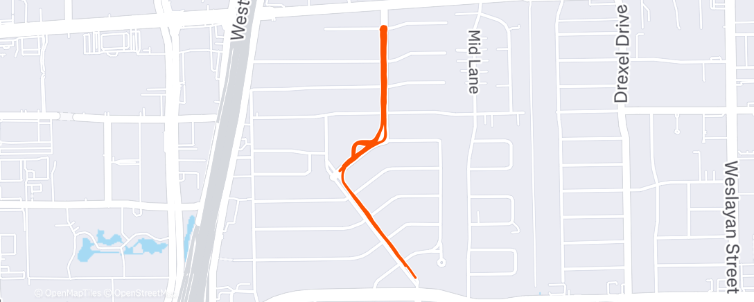 Map of the activity, Afternoon Calorie Burner 🏃 🥧