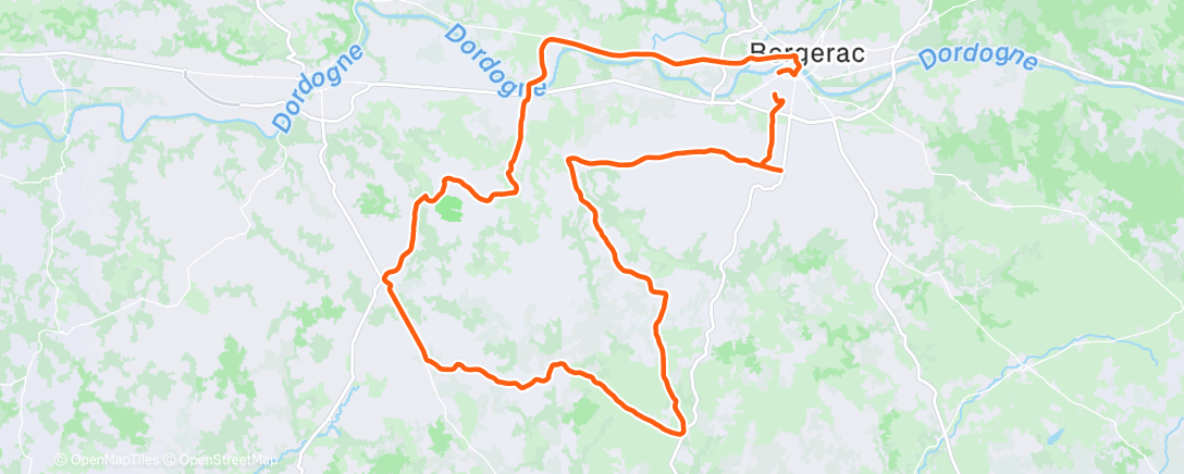 Map of the activity, Sortie dans l'après-midi.