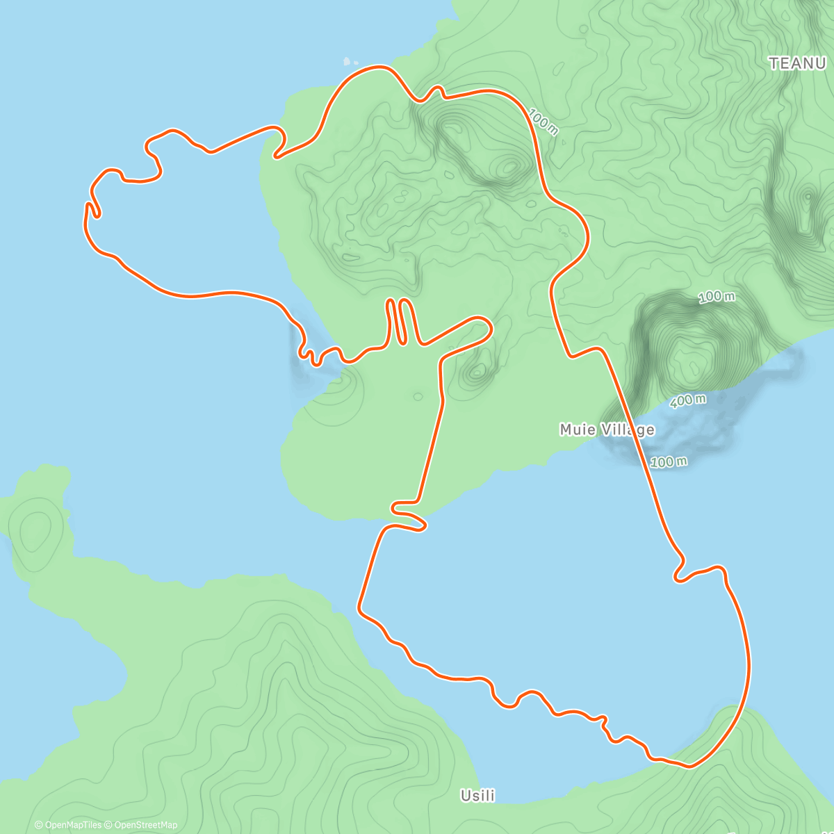 Map of the activity, 2/2 Abendsport: Zwift 9x500 W a 30 sek