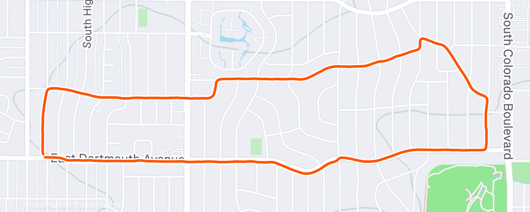 Map of the activity, Go Broncos!