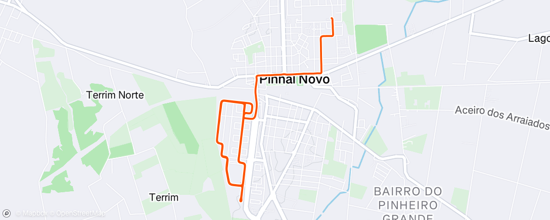 Map of the activity, Escola de Triatlo Palmela Desporto 🏊‍♂️🚴‍♂️🏃‍♀️