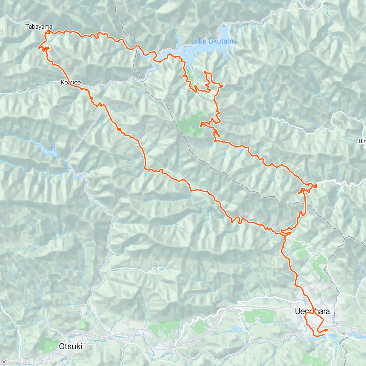 Map of the activity, 丹波山
