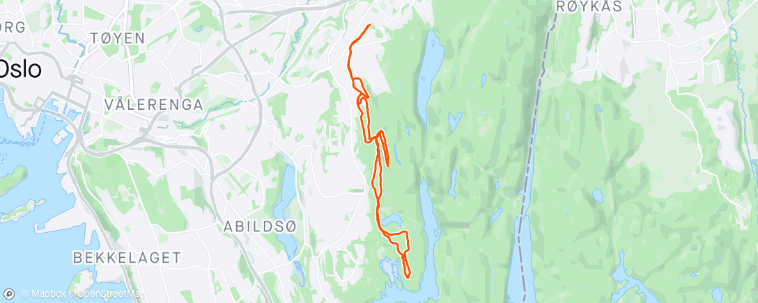 Map of the activity, Liten runde i bakgården