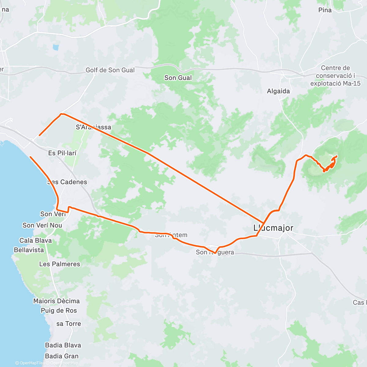 Map of the activity, Day 5 - PM