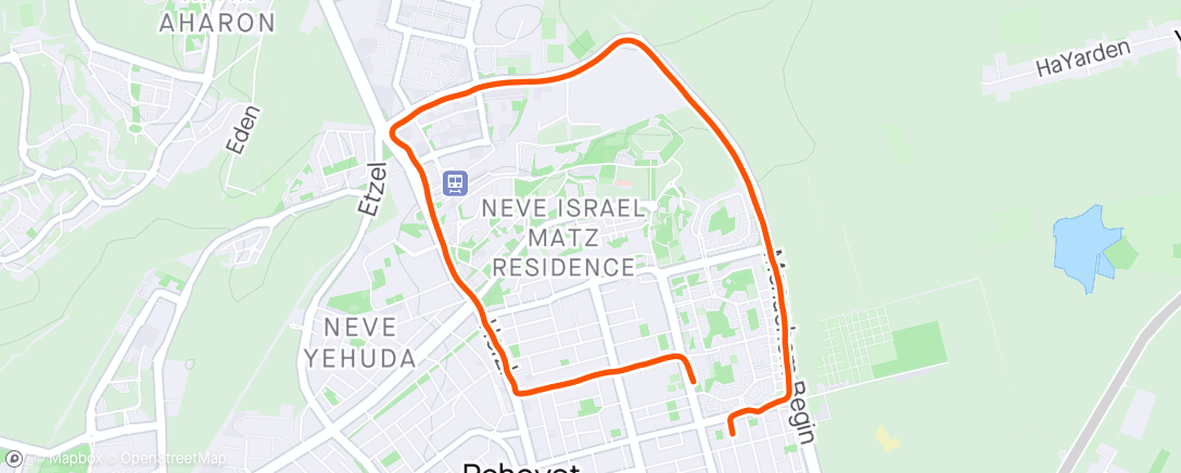 Mapa de la actividad, Morning Run