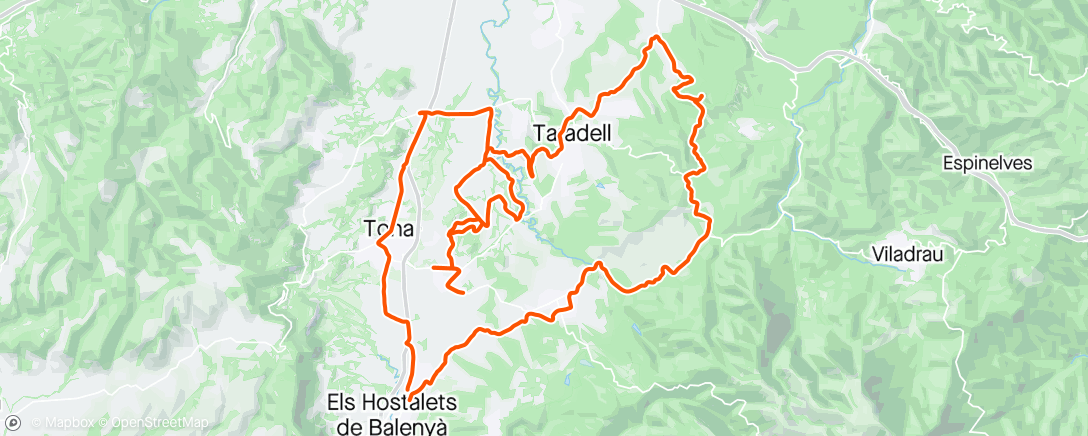 Map of the activity, Puig l’Agulla 🫶🏻