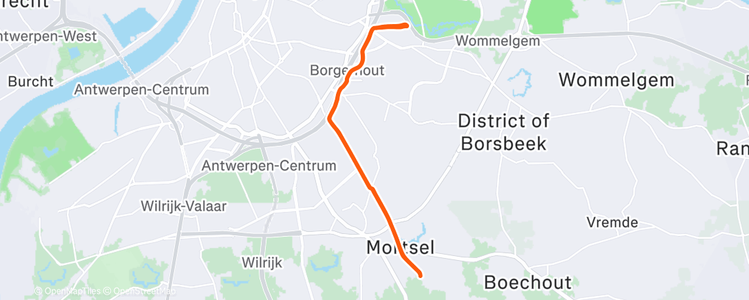 Map of the activity, Namiddagrit