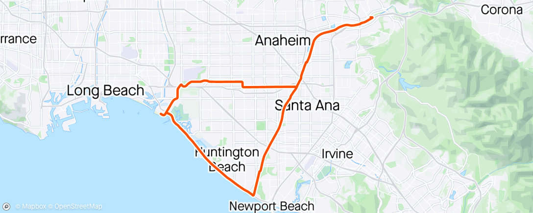 Map of the activity, David’s Ride