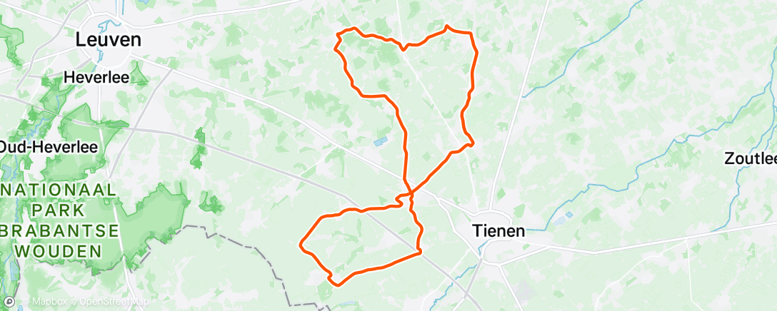 Map of the activity, Morning Ride