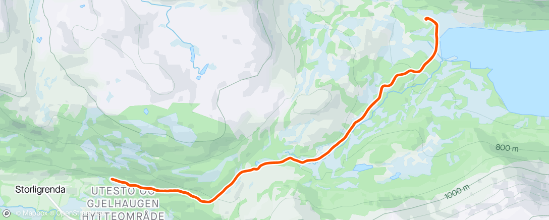 Map of the activity, Til Vassenden med Håkon