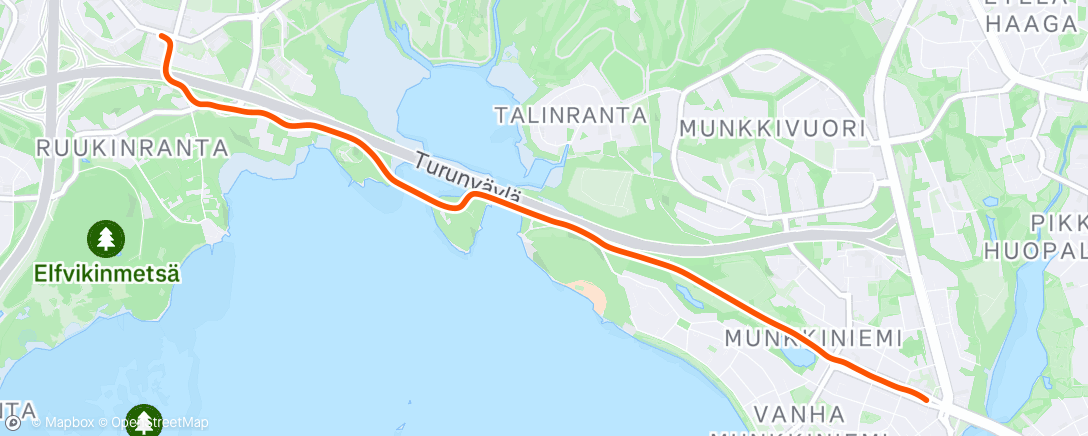 Map of the activity, Morning Ride